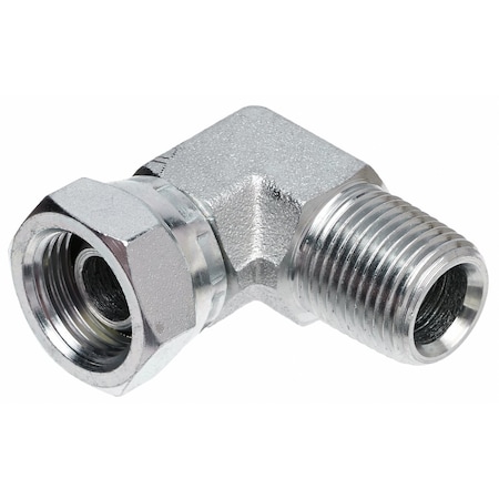 Gates Fitting, Hyd, Adapter, Male Pipe Nptf To Female Pipe Swivel Npsm-90 Deg, 20Mp-20Fpx90 G60144-2020
